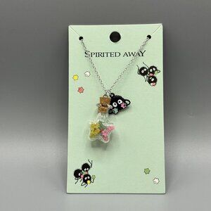 Studio Ghibli Spirited Away Soot Sprite CandyBottle Necklace NEW